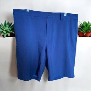 PGA‎ Tour Golf Shorts Performance Stretch Blue Pattern 38